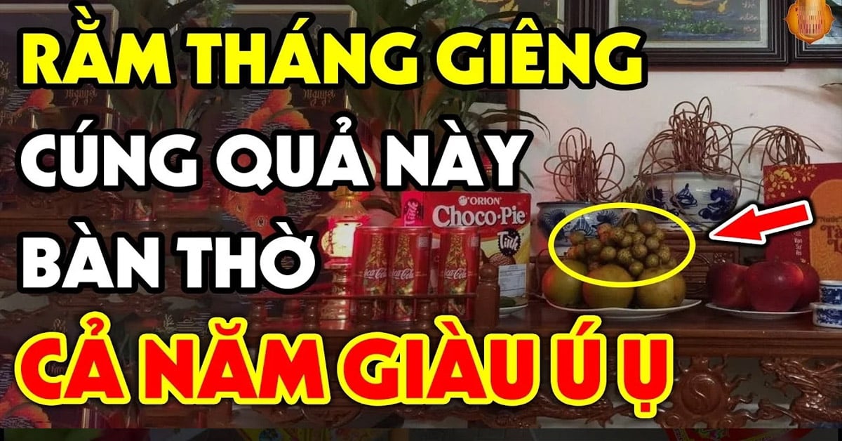 3 loại hoa cùng 5 loại quả cúng Rằm tháng Giêng, thần Tài "ưng lòng ...